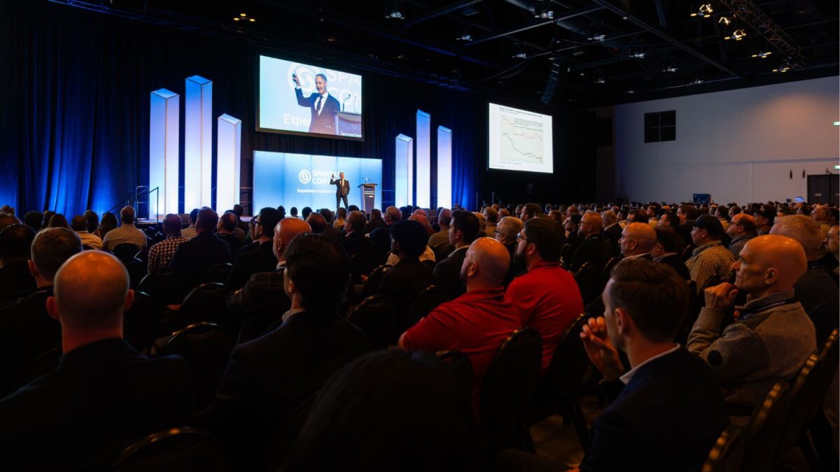 Spartan Controls More than 1,000 engineers, researchers, executives, and policymakers had gathered to discuss what Alberta builds next at Spartan Controls' "Experience Industrial Innovation" conference in May 2026. - Photo by ROOTED